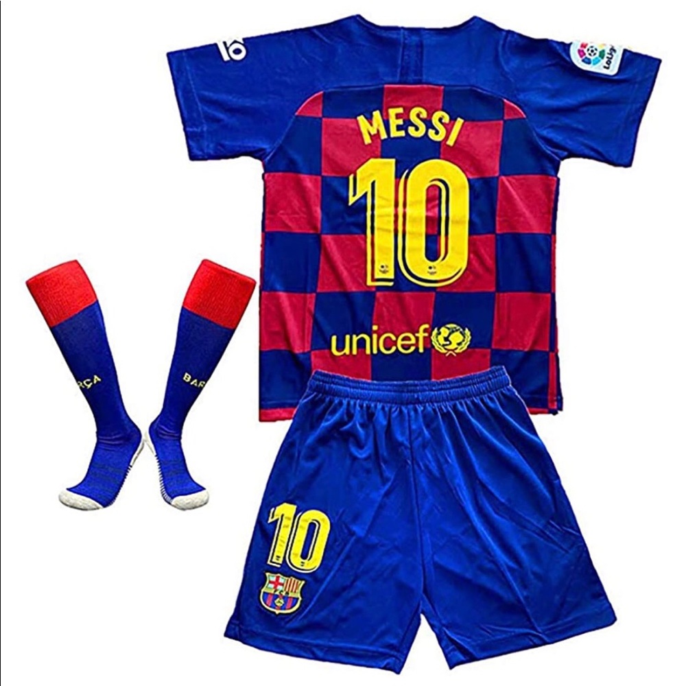 Kids Messi Jersey and Shorts